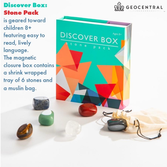 Geocentral Other - Polished Stones & Muslin Bag